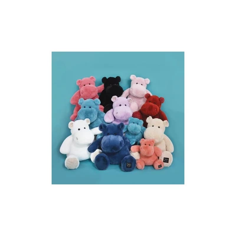 Histoire d'ours hippo 25 cm bleu canard