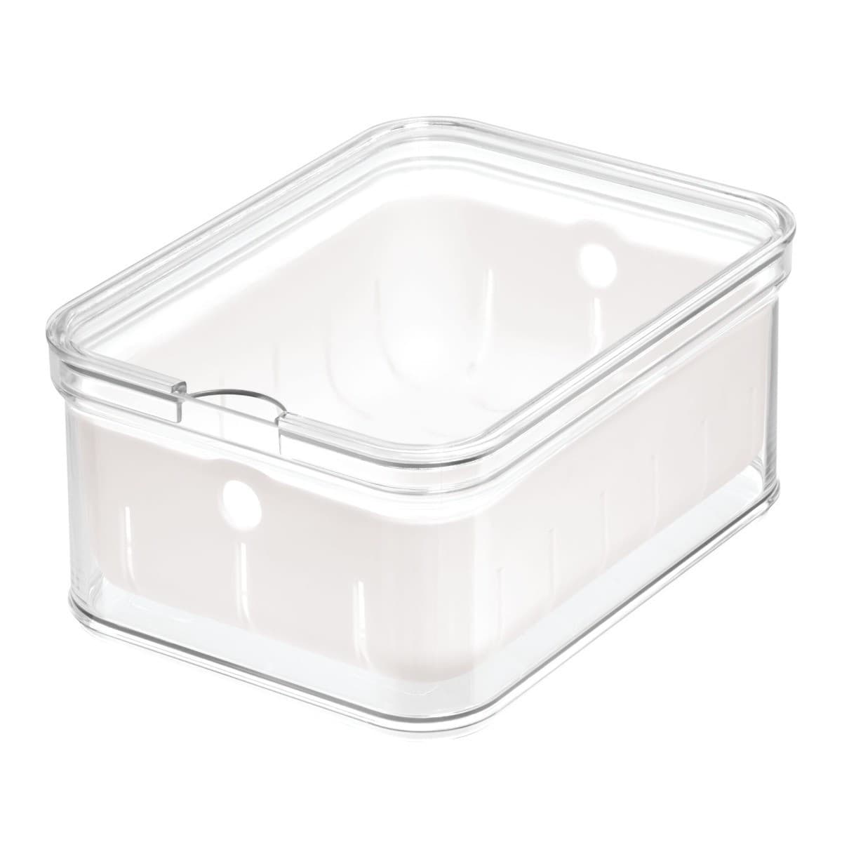 Boite empilable avec panier pour réfrigérateur - Calicosy