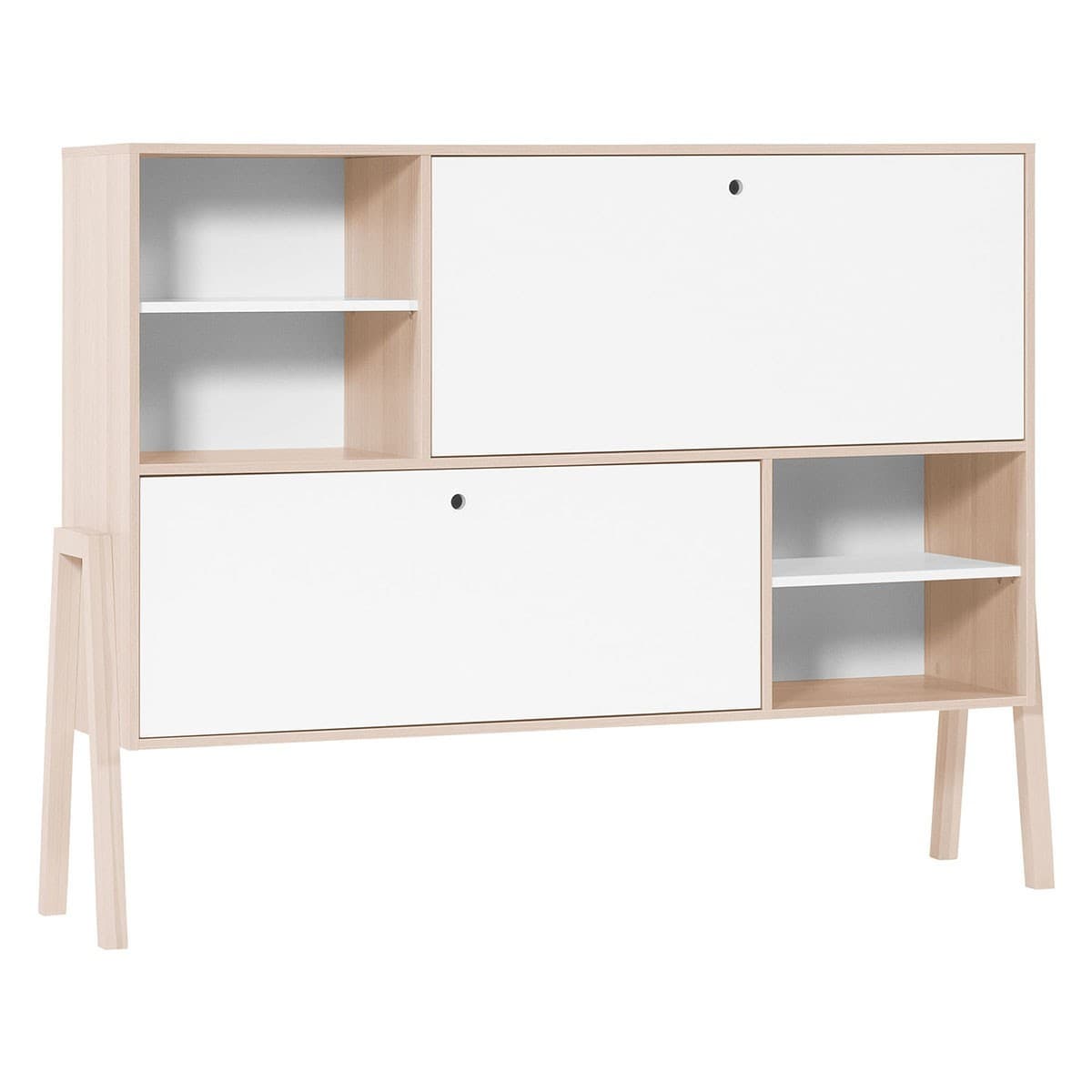 Buffet 2 portes rabattables L160 cm - SPOT - Panneaux de particules - Calicosy