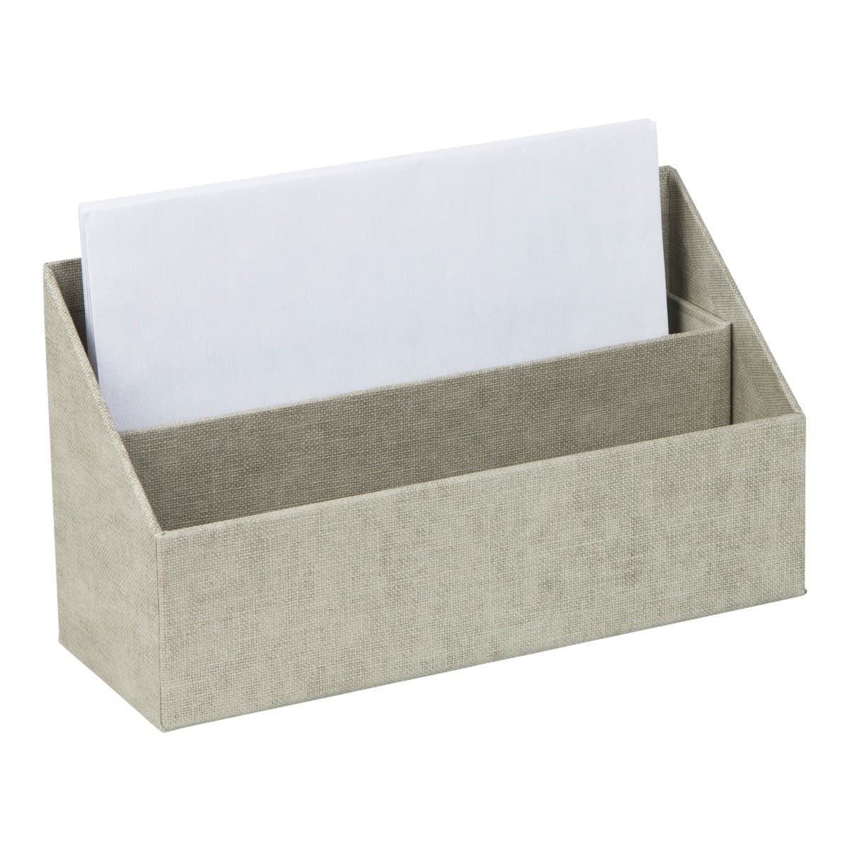 Range courrier et enveloppe en carton - GEORGE - Couleur : Lin - Carton - Calicosy