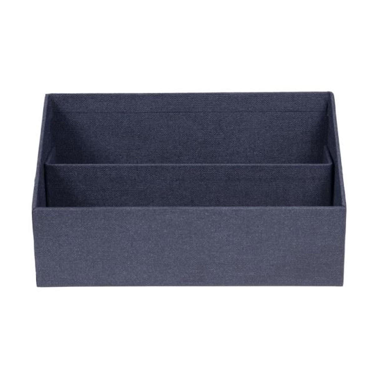 Range courrier et enveloppe en carton - GEORGE - Couleur : Bleu - Carton - Calicosy
