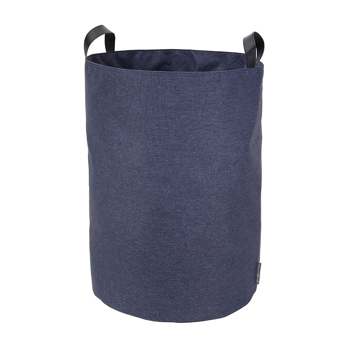 Panier à linge haut avec poignées  Dia. 40cm - Couleur : Bleu - Tissu - Calicosy