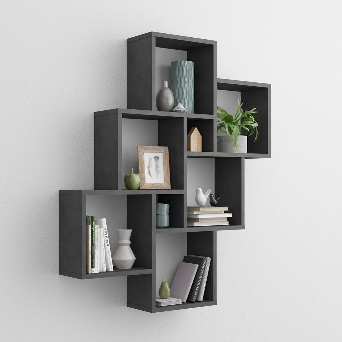 Étagère Murale Flottante 8 Compartiments - Laurio - Calicosy