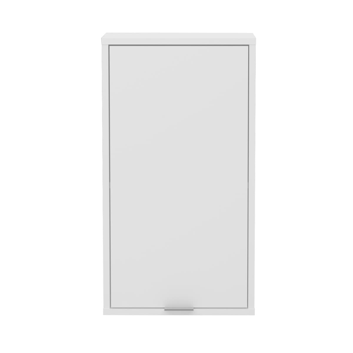 Meuble Haut de Salle de Bain 1 Porte L37 x H68cm - Zamora - Panneaux de particules - Calicosy