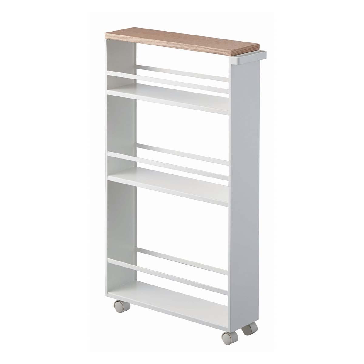 Desserte de rangement en acier - L47,5 cm - Couleur : Blanc - Acier - Calicosy