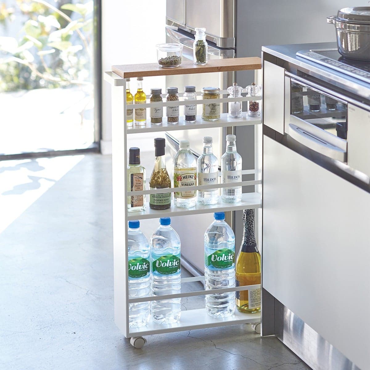 Desserte de rangement en acier - L47,5 cm - Calicosy