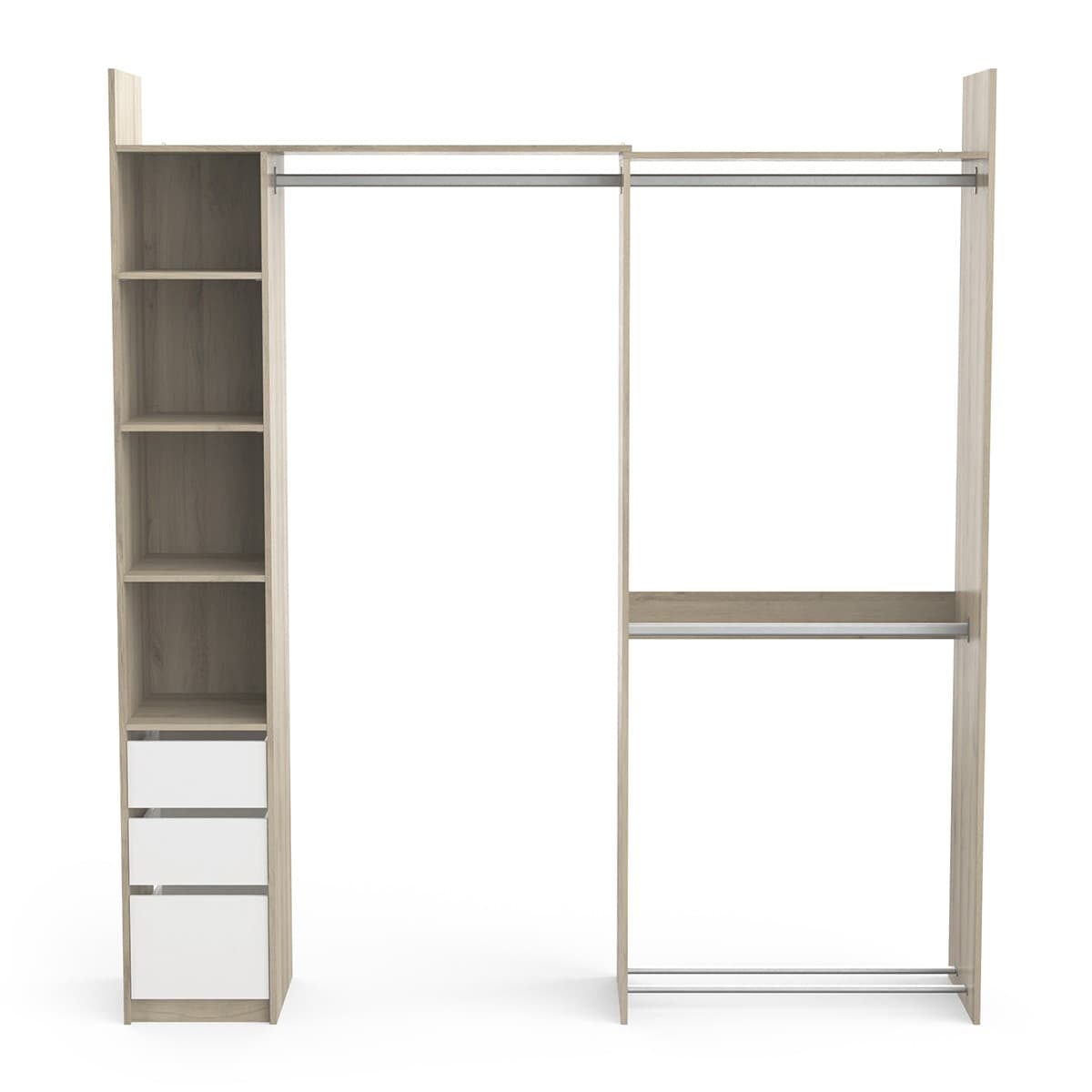Dressing extensible Swing - L199,7 cm - Panneaux de particules - Calicosy