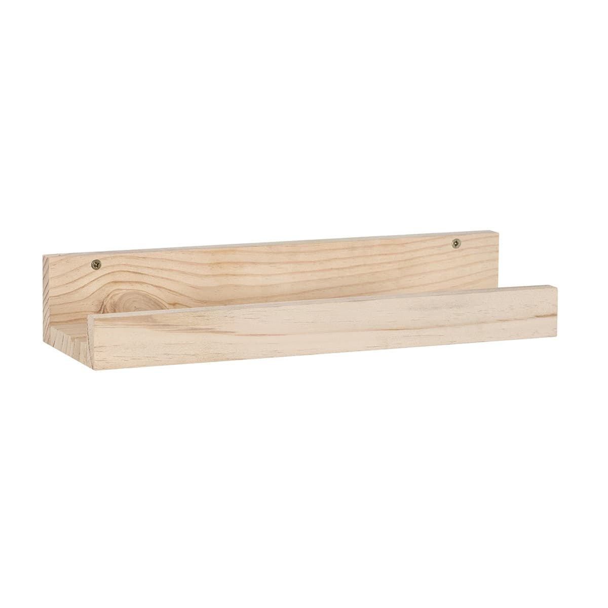 Etagère murale en pin massif - L40 x H7 cm - Pin massif - Calicosy