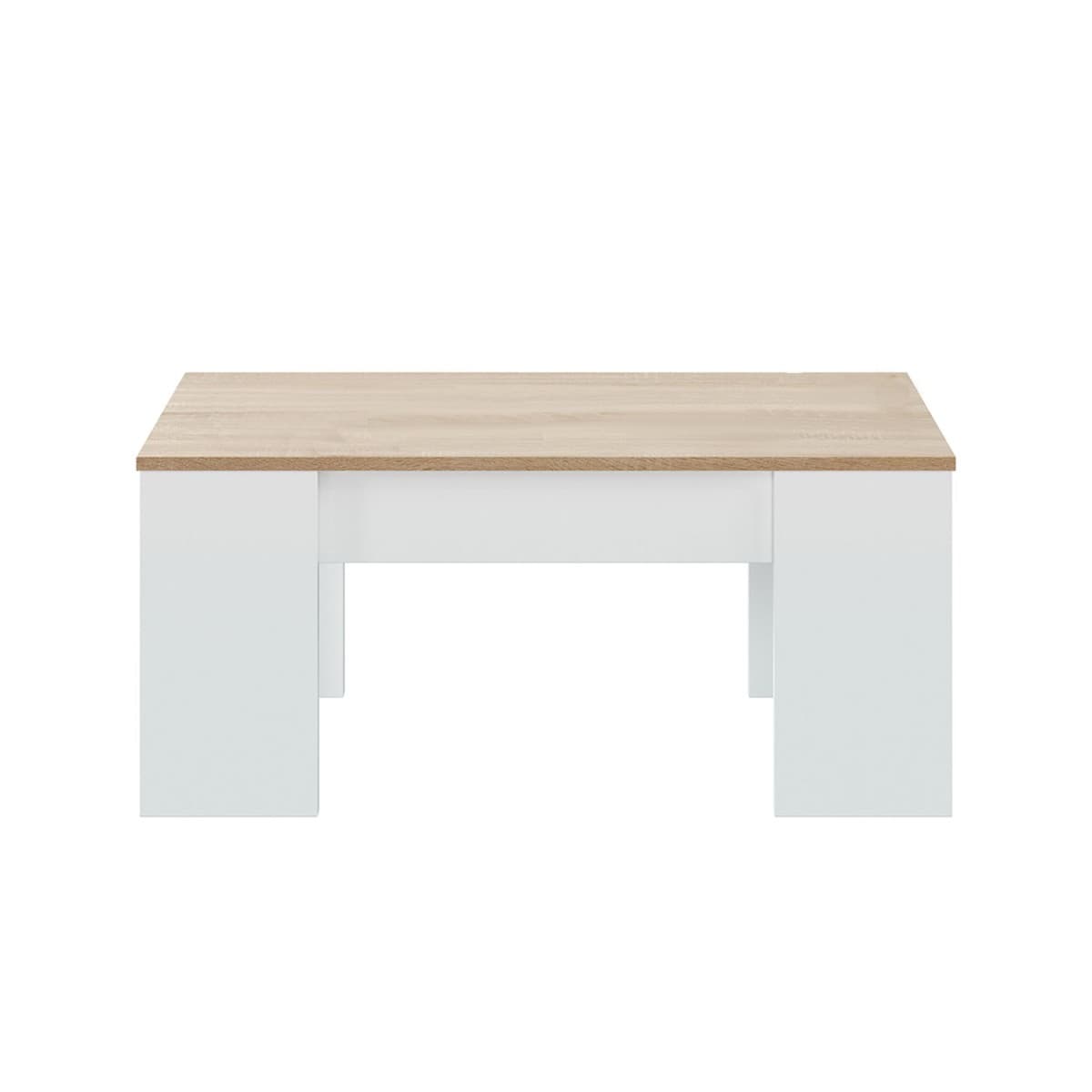 Table Basse à Plateau Relevable L100 cm - Alida - Panneaux de particules - Calicosy