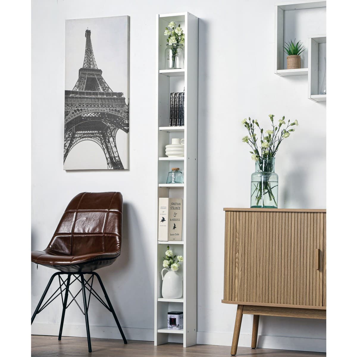 Etagère gain de place 11 niveaux Hallo - H185 cm - Calicosy