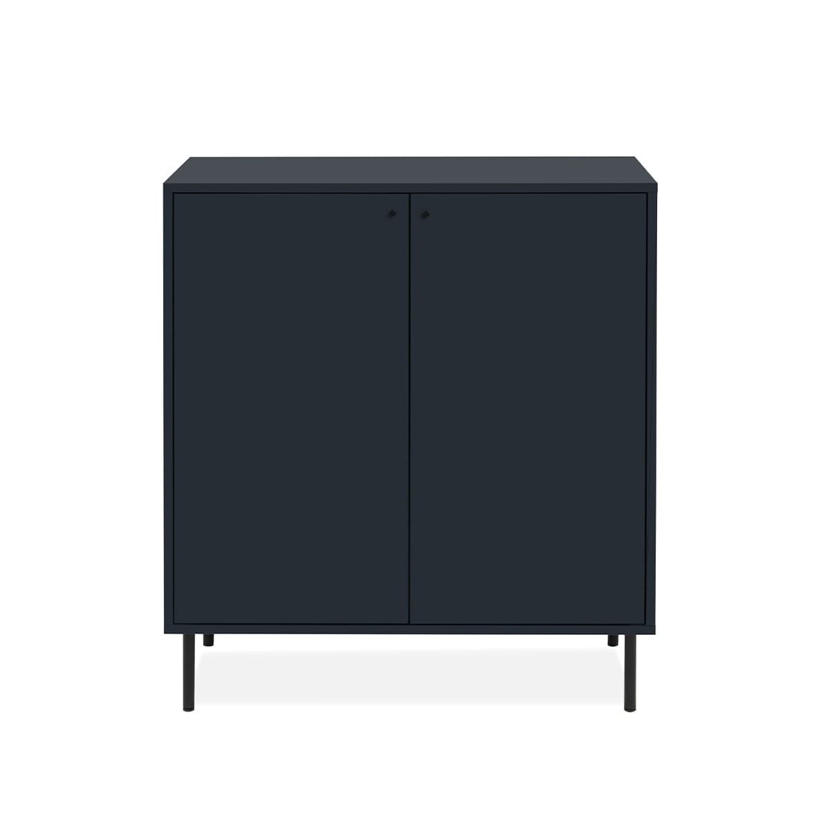 Buffet 2 portes bleu royal L80 cm - BOGOTA - MDF - Calicosy