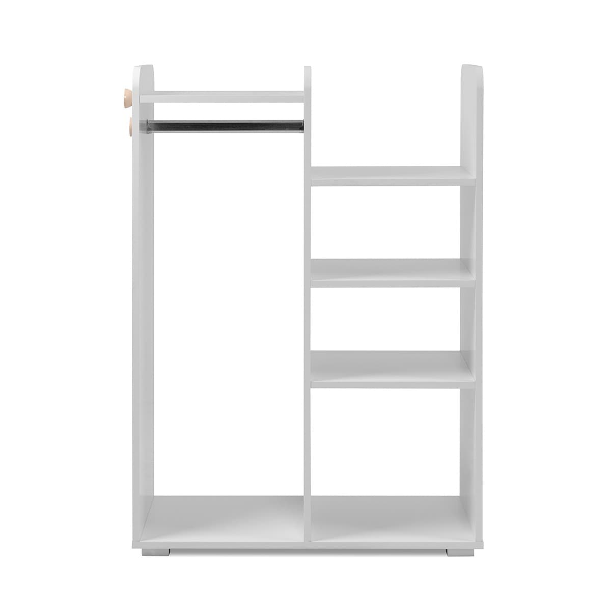 Penderie enfant blanche H110 cm - LALA - MDF - Calicosy