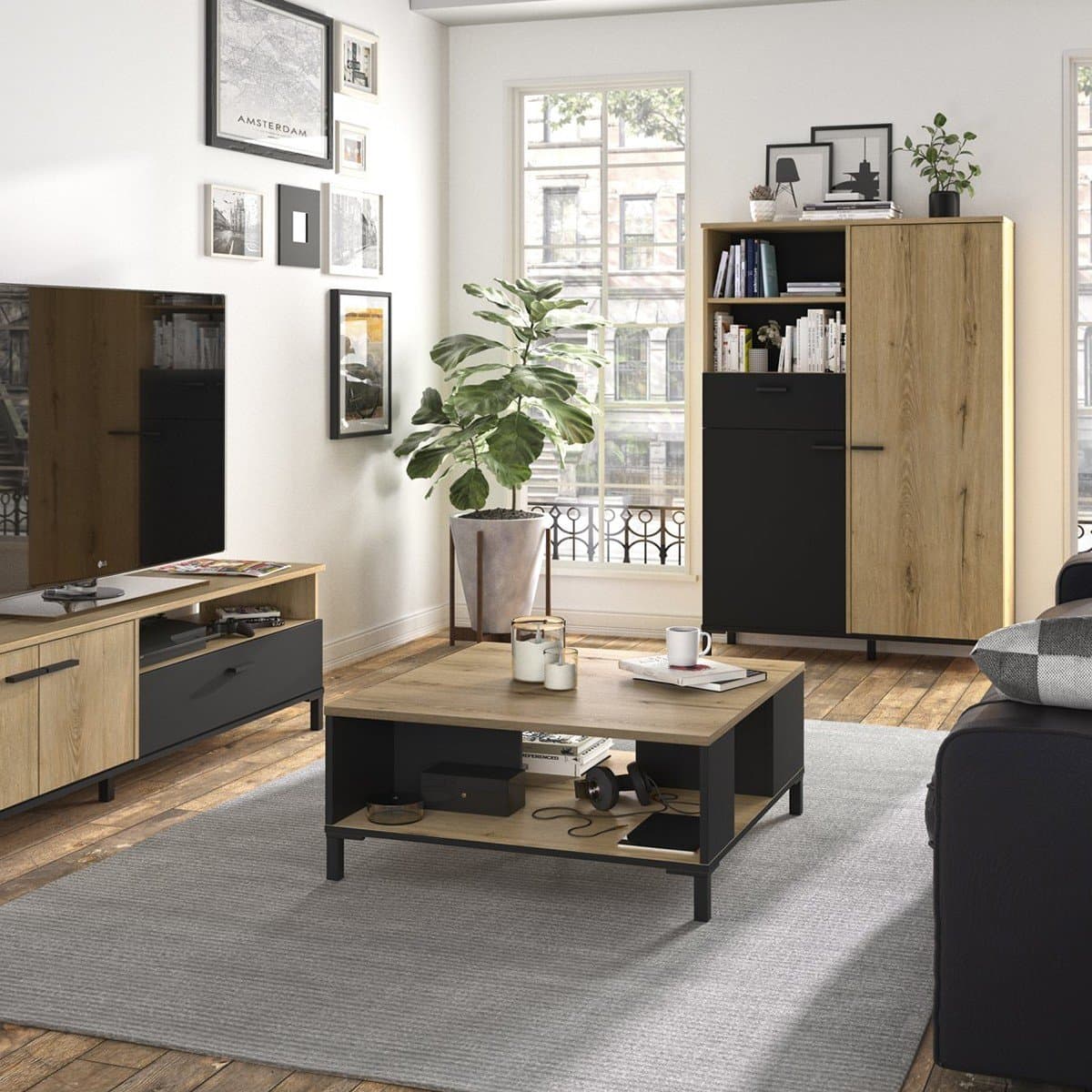 Table basse carrée L81 cm - TRUST - Calicosy