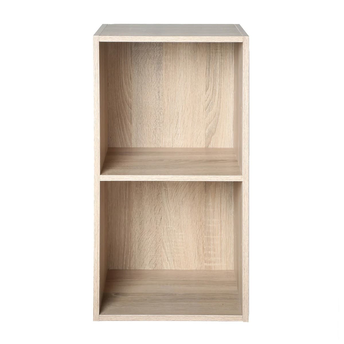 Meuble 2 Cases H61,3 cm - COMPO - Couleur : Chêne - Panneaux de particules - Calicosy
