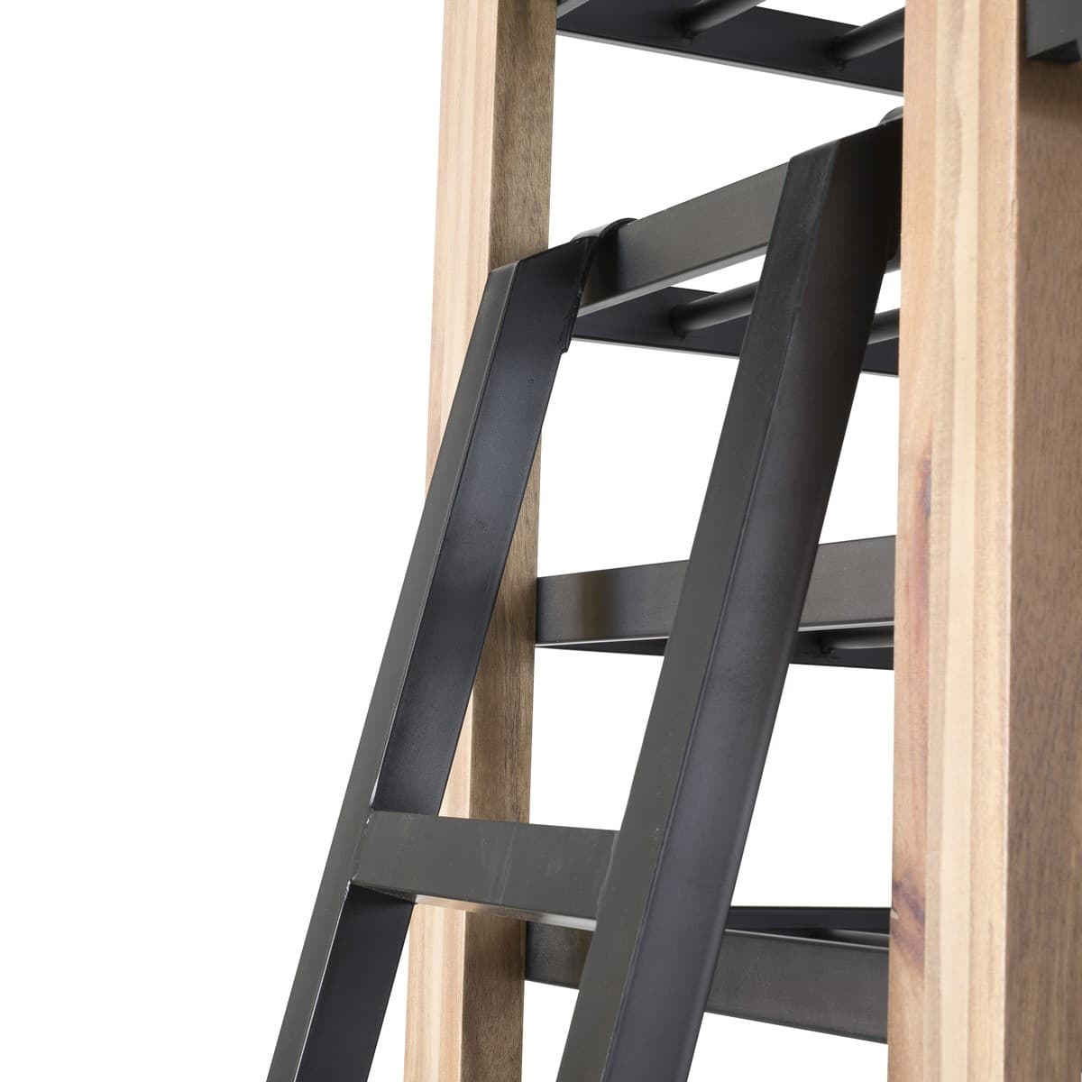 Echelle vinothèque en métal L 25 cm x H 190 cm - Métal - Calicosy