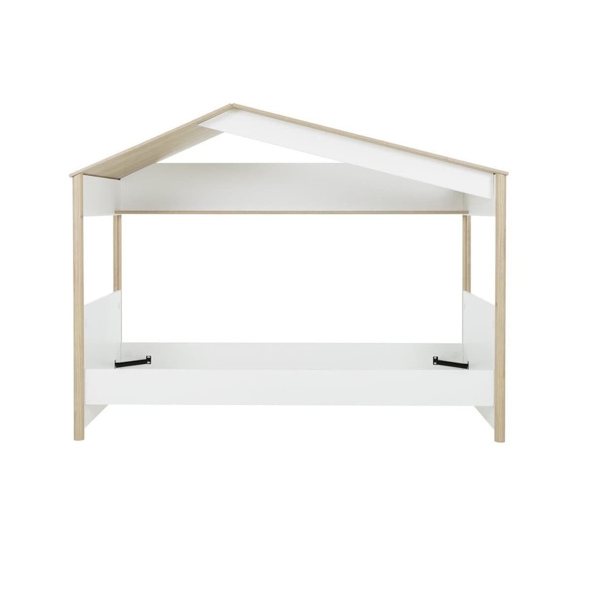 Lit cabane 90x200 cm - MATIS - Panneaux de particules - Calicosy
