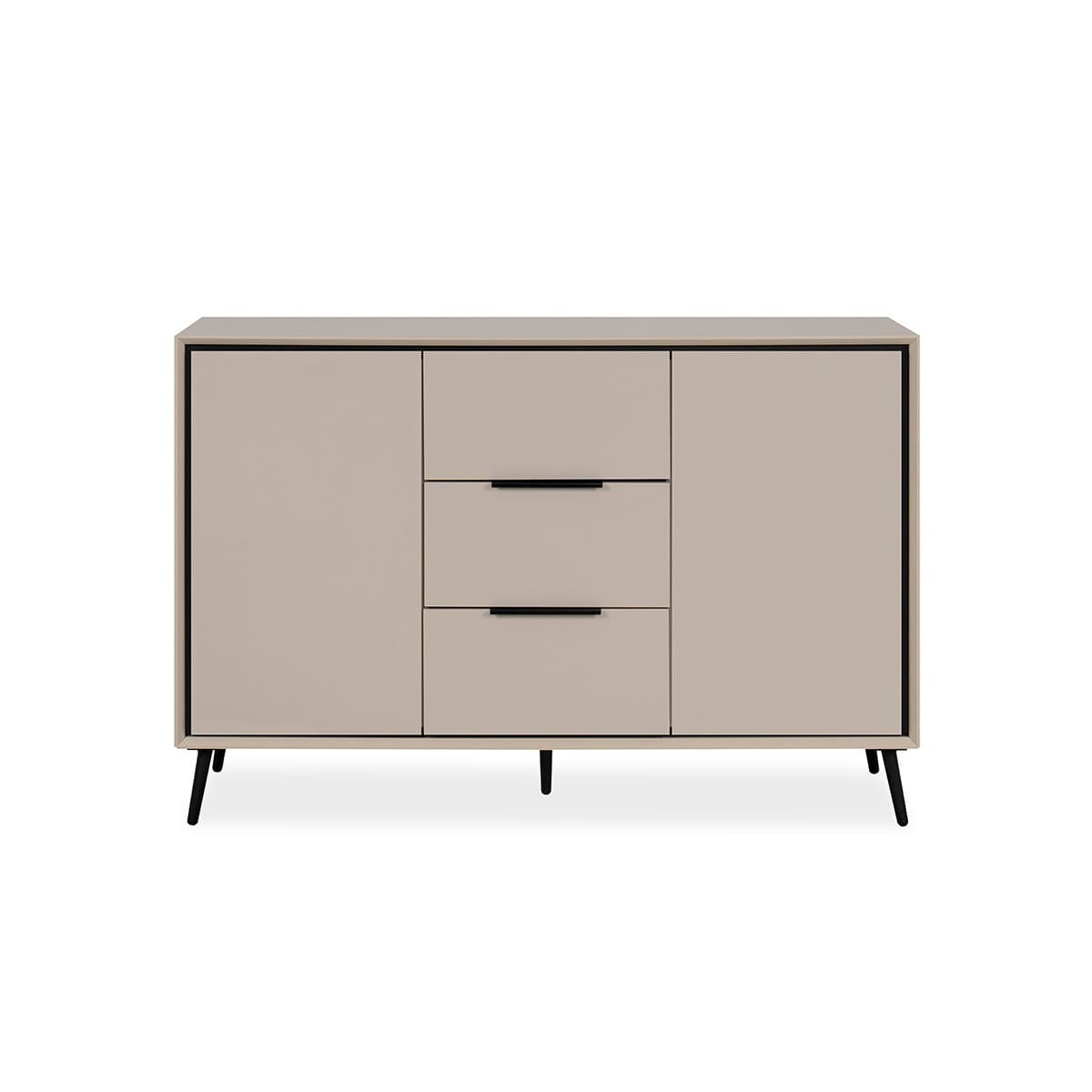 Buffet 2 Portes et 3 Tiroirs L135 cm - ARONA - MDF - Calicosy