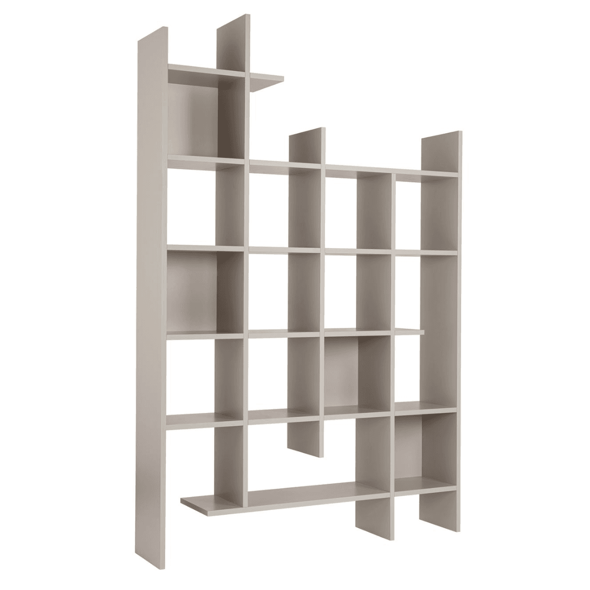 Etagère 18 tablettes H188 cm - Manco - Couleur : Sandstone - Panneaux de particules - Calicosy