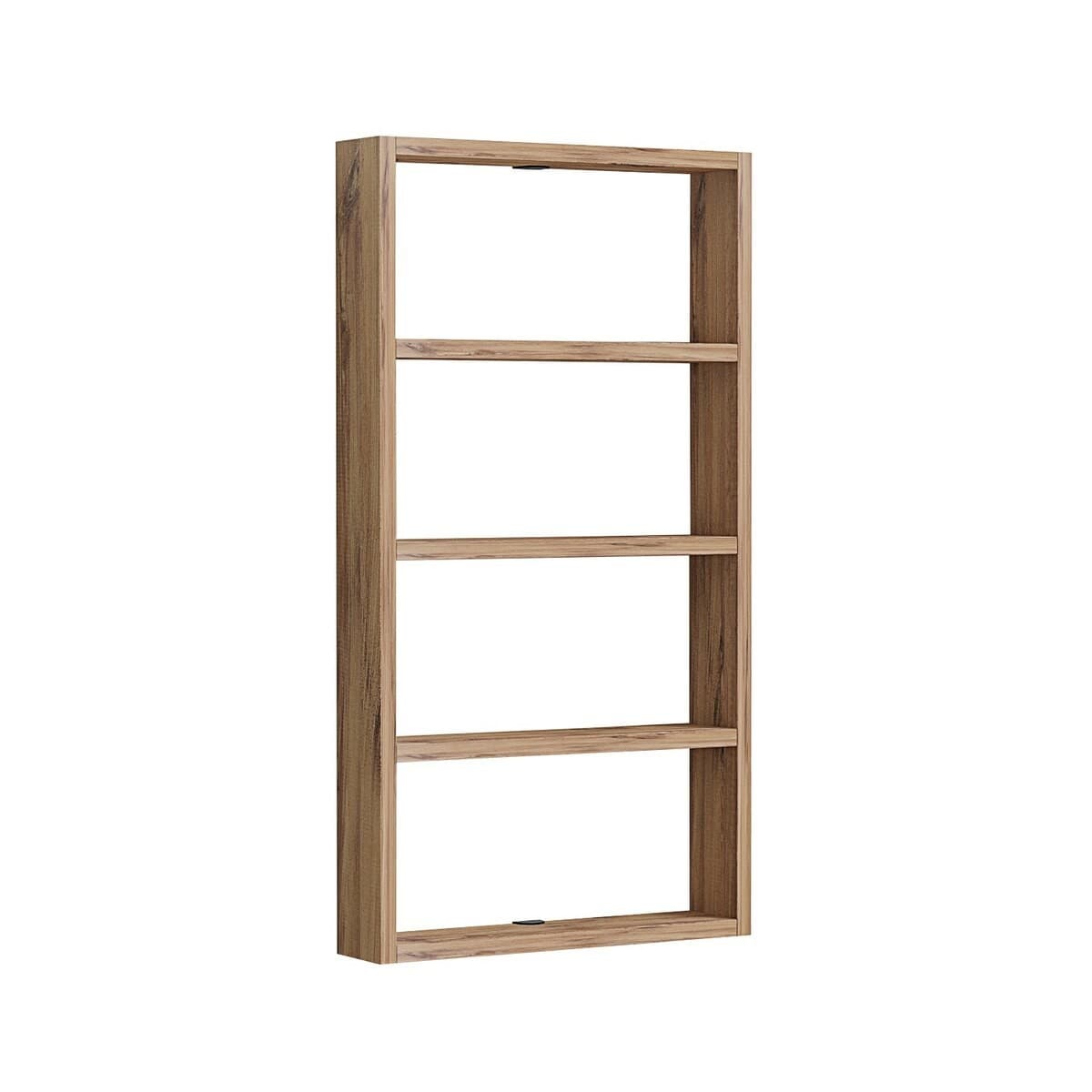 Etagère murale 4 tablettes H80 cm - LYA - Couleur : Pin atlantique - Panneaux de particules - Calicosy