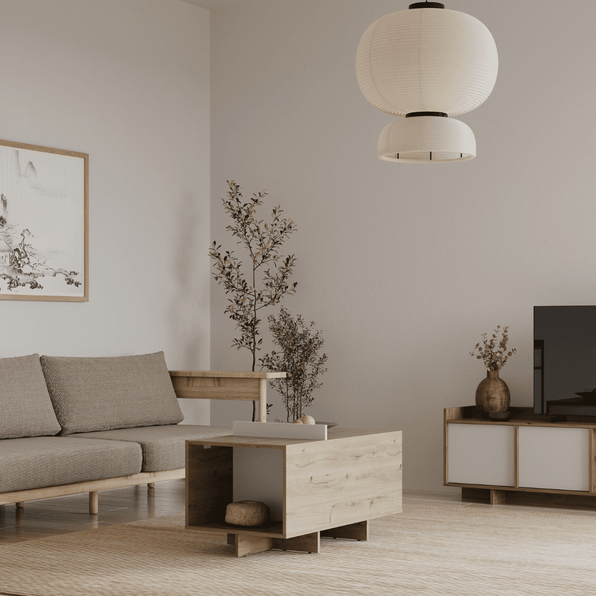 Table basse L90,7 cm - LEAD - Calicosy