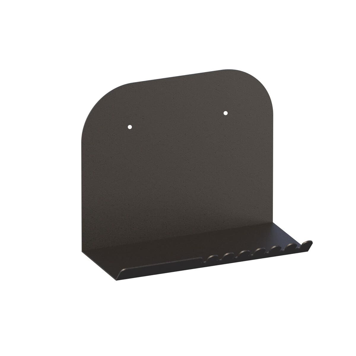 Etagère murale en Métal L28 cm - NOVA - Couleur : Noir - Métal - Calicosy