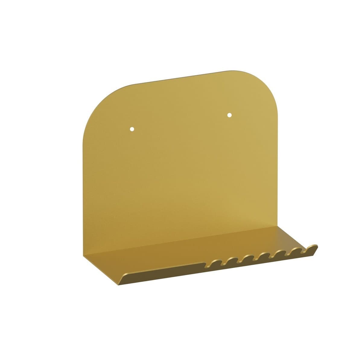 Etagère murale en Métal L28 cm - NOVA - Couleur : Doré - Métal - Calicosy