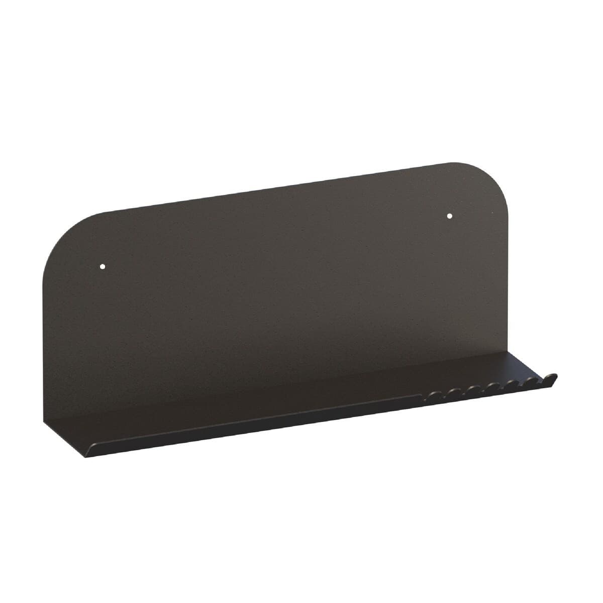 Etagère murale en Métal L55 cm - NOVA - Couleur : Noir - Métal - Calicosy