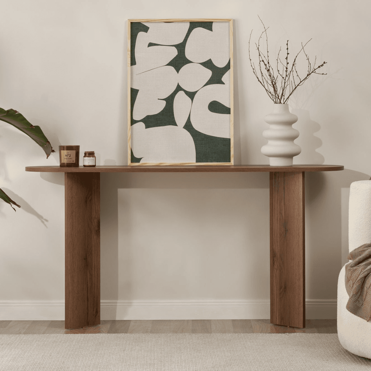 Console avec deux pieds L150 cm - SIRA - Calicosy