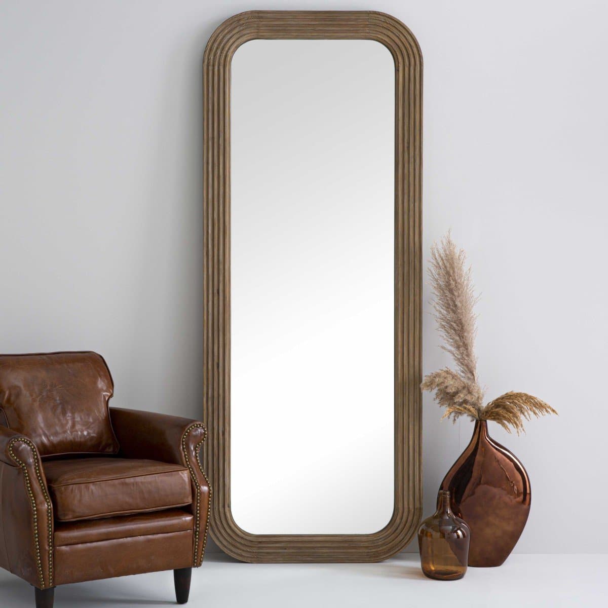 Miroir en chêne - FINNLEY - Calicosy