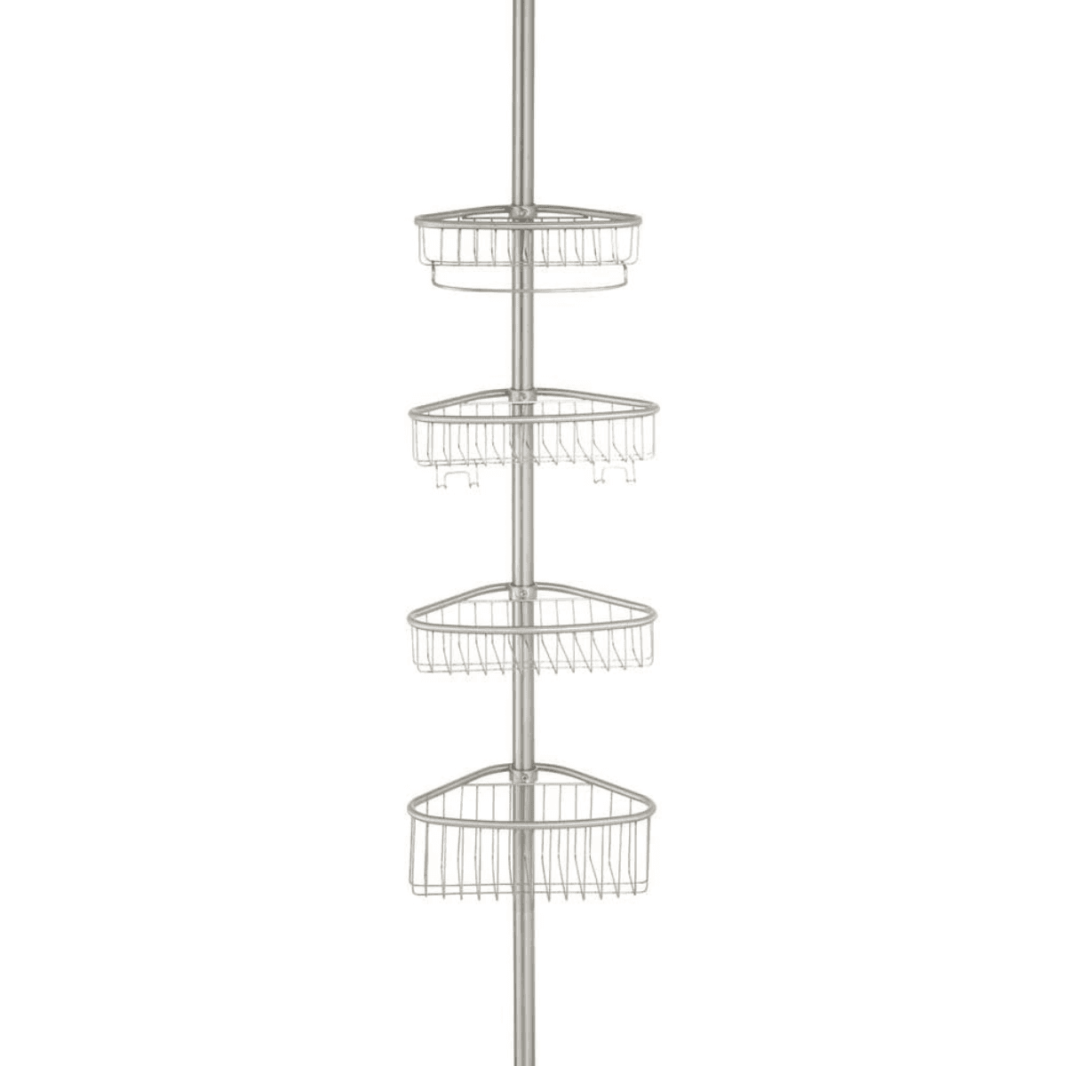 Etagère d'angle de douche H60,2 cm - NILO - Acier - Calicosy