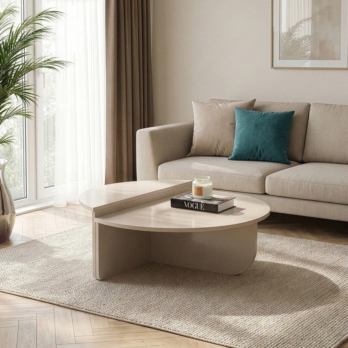 Lot de 2 tables basses L90 cm - ORION - Calicosy