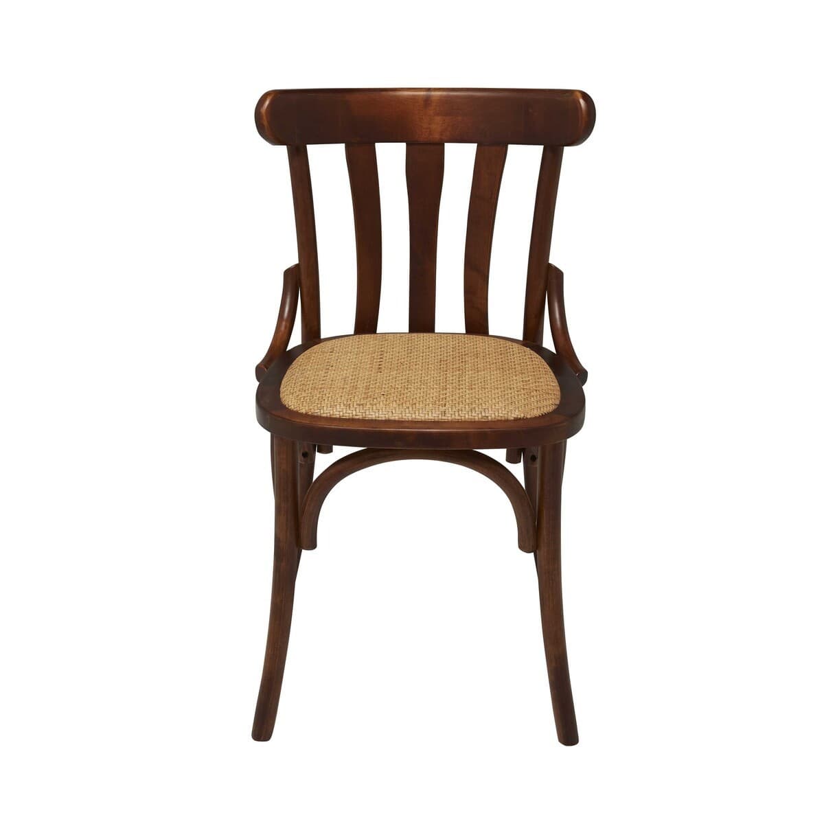 Lot de 6 chaises bouleau massif ESTAMINET - Bois - Calicosy