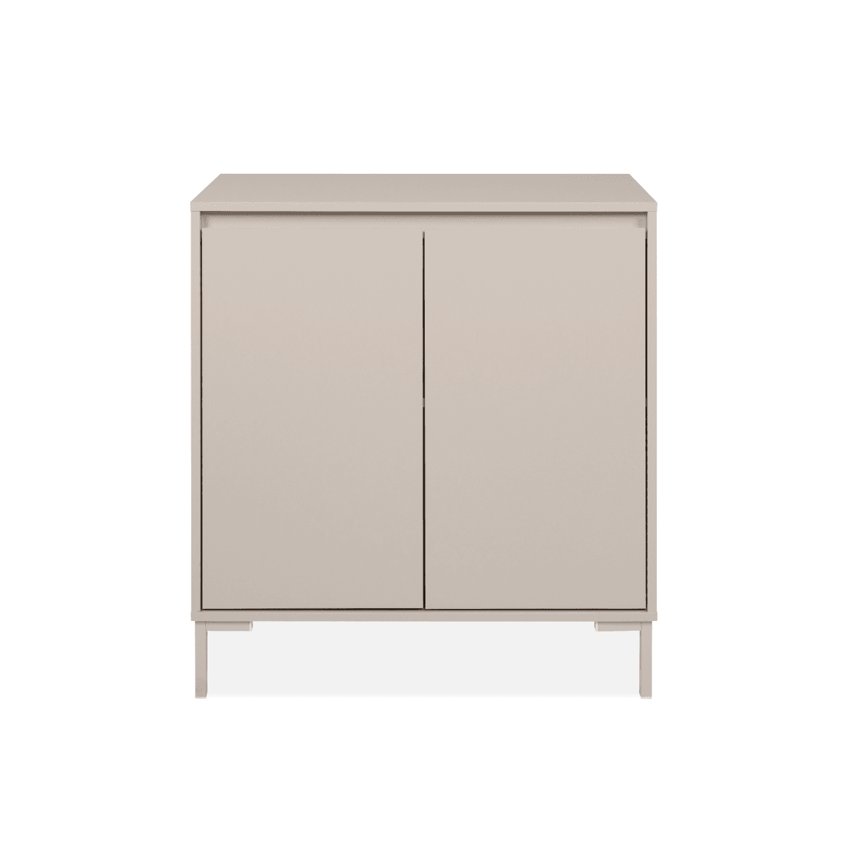 Buffet 2 portes couleur cachemire L81 cm - NERIO - Panneaux de particules - Calicosy