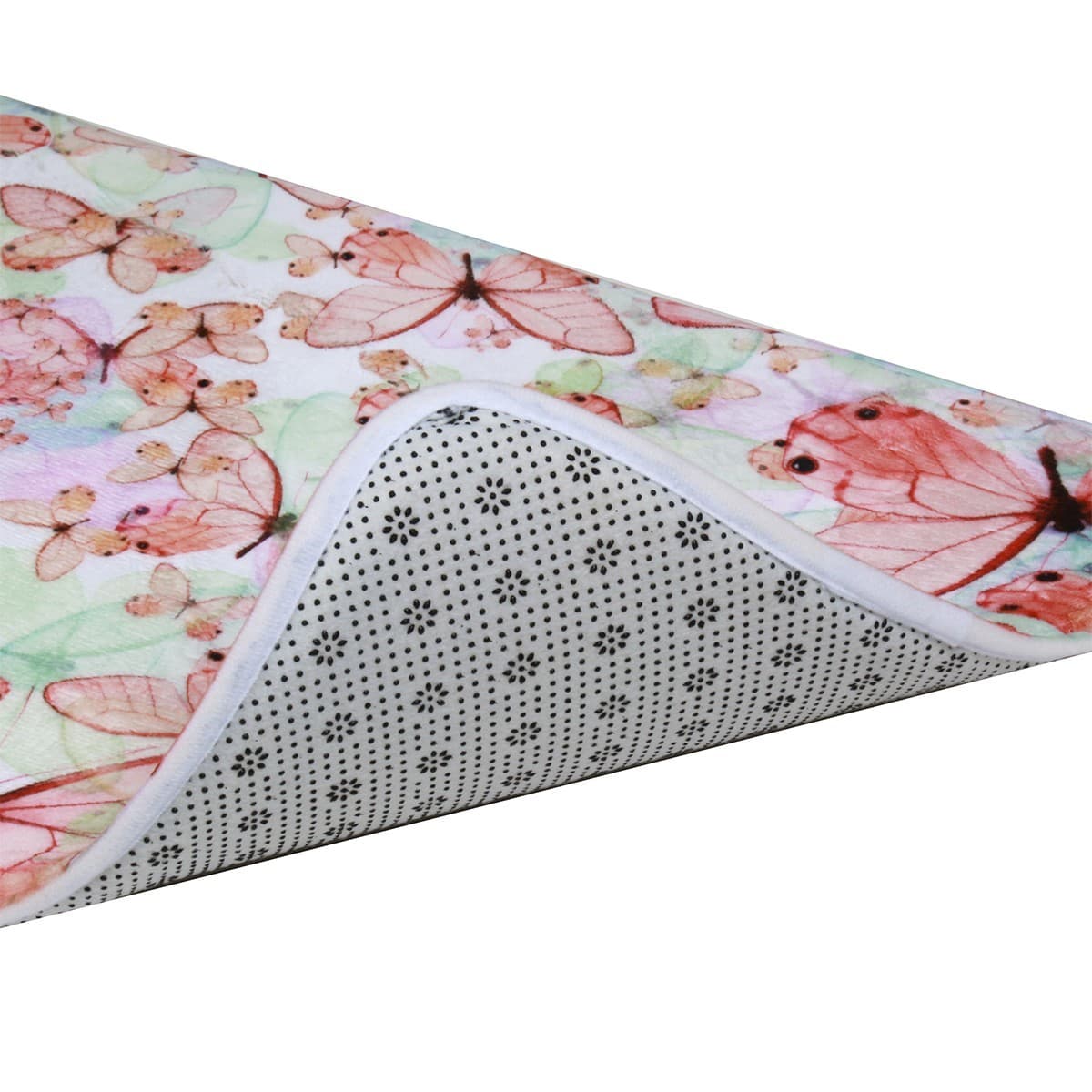 Tapis salle de bain motif papillons - Calicosy