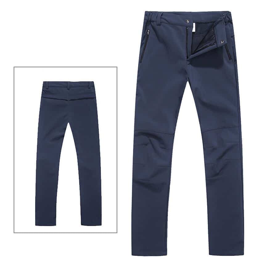 Pantalon de randonnée pour homme en molleton (Couleur: Bleu, Taille: XL)