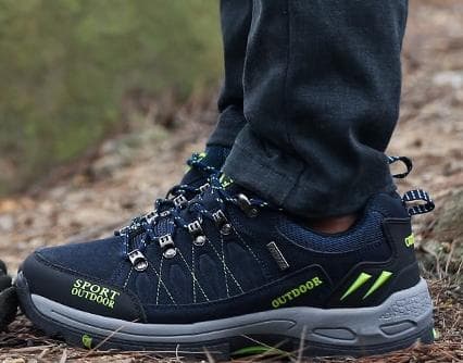 Chaussures de randonnée basses (Couleur: Bleu foncé, Taille de chaussure: 38)