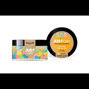 GUMMIES - 250mg CBD - JUSTCBD Oursons Acidulés