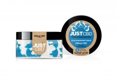 GUMMIES - 250mg CBD - JUSTCBD Anneaux Myrtille