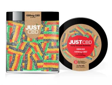 GUMMIES - CBD - 1000mg - JUSTCBD Rubans