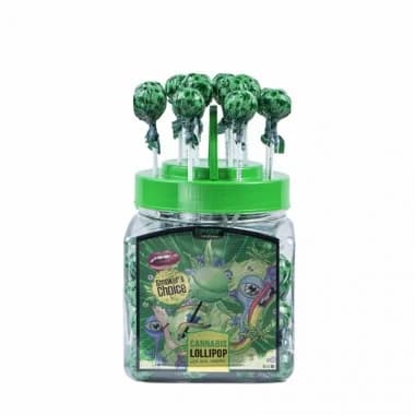 Boîte de 100 sucettes - Chanvre Cannabis
