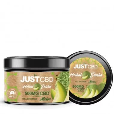 Substitut de tabac pour chicha - Melon - JUSTCBD 500mg