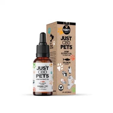 ANIMAUX - Huile de CBD au saumon - JUSTCBD 250mg