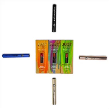 PACK VAPE JUSTCBD CANNABIDIOLPARADISE Rose Gold Pineapple Express
