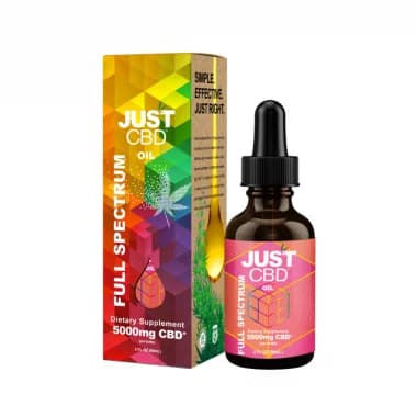 HUILE AU CBD - Spectre complet - JUSTCBD 1500mg