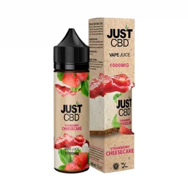 E-LIQUIDE - Cheesecake fraise - JUSTCBD 3000mg