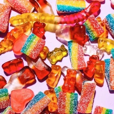 Petit Sachet de Bonbons - CANNABIDIOLPARADISE Serpents Acidulés