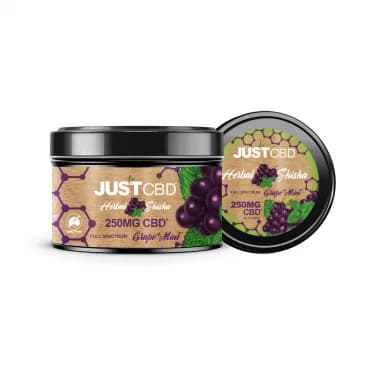 Substitut de tabac pour chicha - Raisin menthe - JUSTCBD 250mg