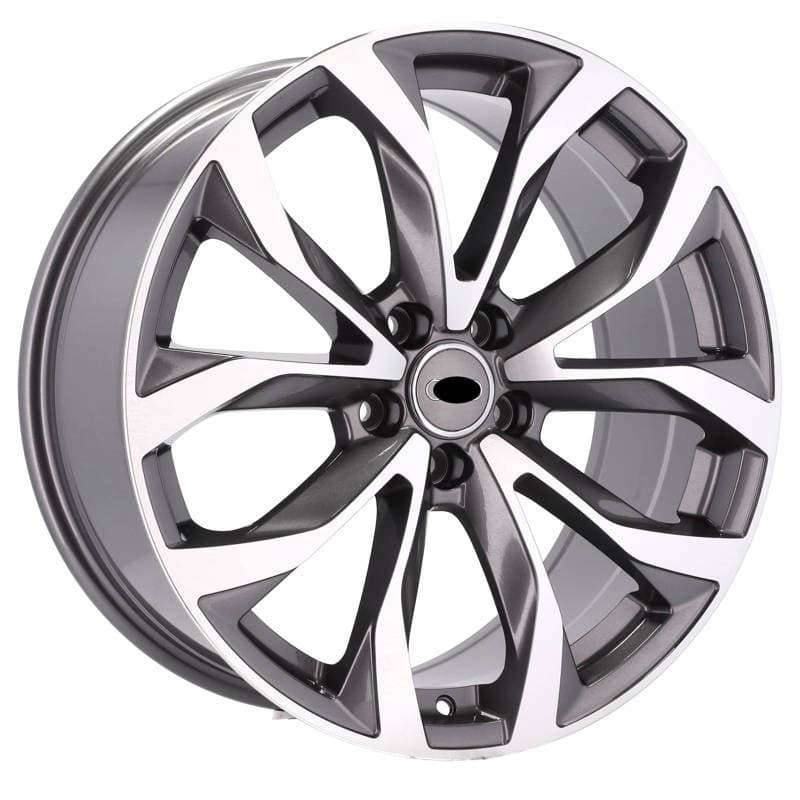 4 jantes 7.5 17 5x112 design audi gris brillant