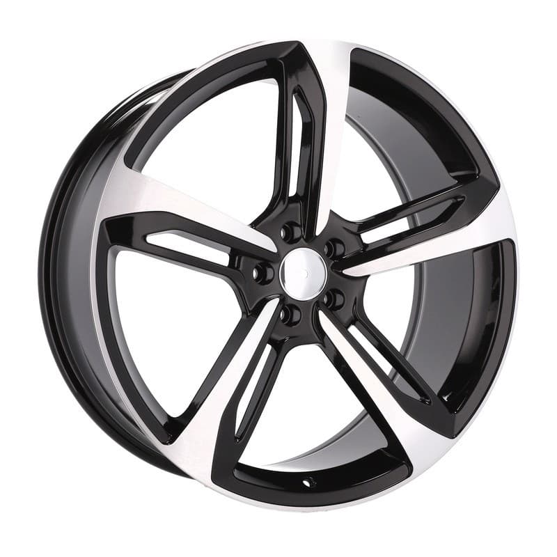 4 jantes 9.0 20 5x112 design audi noir brillant