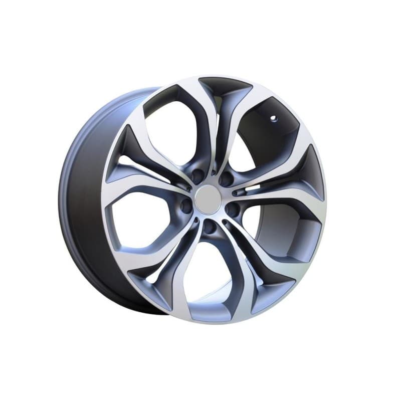 4 jantes 9.0 19 5x120 design bmw gris brillant